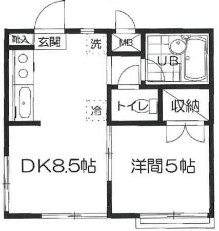 ヒルホークの物件間取画像